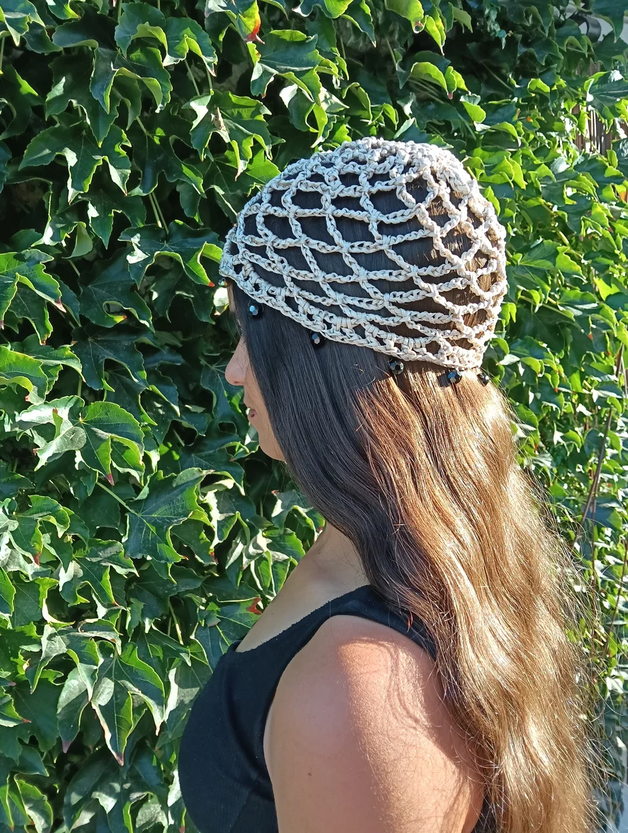 Casquete beige
